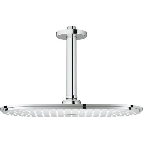 Grohe Douche de tête Rainshower Veris 300 sortie de plafond 142 mm, chromé (26069000) (1/2)
