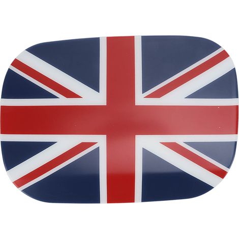 Tankdeckelabdeckung im Union-Jack-Stil, Zieraufkleber für Tankklappenabdeckung.