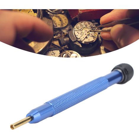 Tournevis multifonctionnel, outil de démontage des mouvements de montres et tournevis de forme irrégulière pour la réparation horlogère. Il est doté d'un tournevis hexagonal interne de 2,0 mm de diamè (1/5)