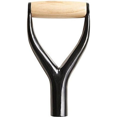 Remplacer le manche de la pelle en plastique de type D, pelle à neige, poignée de remplacement, poignée en métal, outils de pelle (1/5)