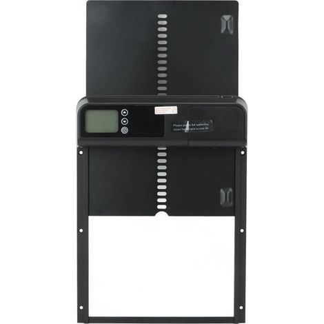 Eosnow,Porte automatique de poulailler avec minuterie en alliage d'aluminium IP45 affichage LED étanche ouvre-porte automatique de poulet alimenté par batterie pour la ferme (1/4)