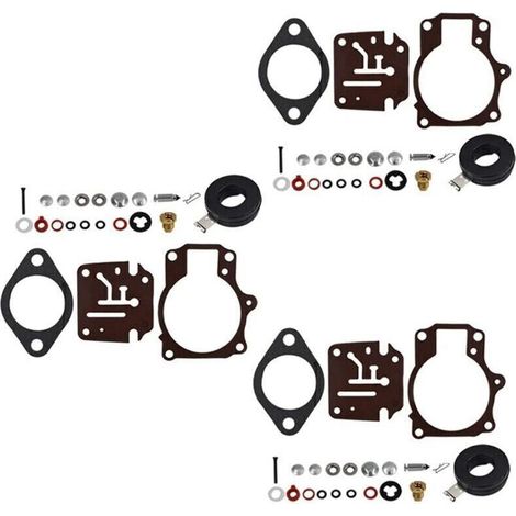 Kit di riparazione e revisione del galleggiante per carburatore Evinrude 396701 65 70 75-Crezuo (3 pezzi)