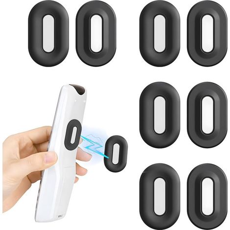 4 Pièces Support Telecommande Mural, Support Magnétique pour Télécommande, No Drilling Required Supports de Télécommande Supports telecommande Mural pour Télévision, Ventilateur, Climatisation (1/5)