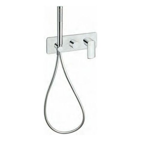 Façade douche / bain douche mitigeur murale 3 sorties PROFILO - CRISTINA ONDYNA PF60351 (1/4)