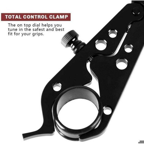 Dispositif Assistance Accélérateur Moto - Étrier Régulateur Vitesse Blocage - Universel Compatible Toutes Motocyclettes - 1 Pièce (1/4)