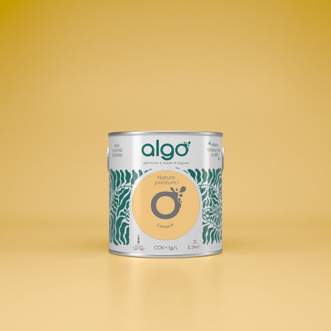 Peinture écologique Algo - Jaune Levant - 2L / Velours