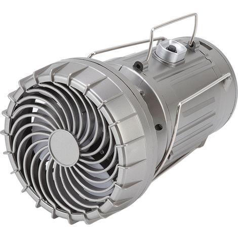 Lampe LED d'extérieur portable, lumière réglable, lanterne de camping pliable avec ventilateur, prise américaine 110-220 V (1/5)