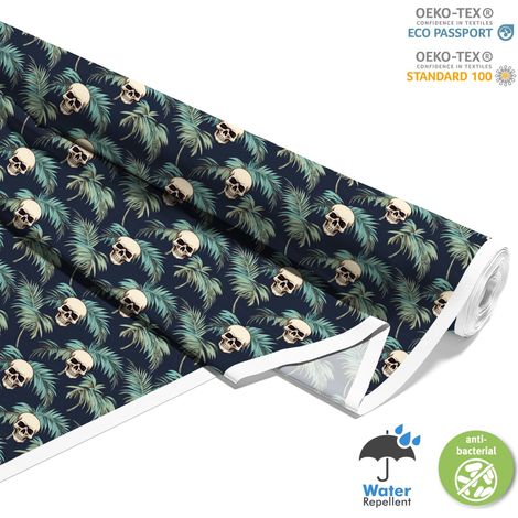 TESSUTI DECORATIVI PER ESTERNI OXFORD - Motivo Teschio I DX4713 (1/5)