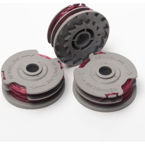 Bobine de fil et couvercle pour tondeuse Flymo - Kit d'accessoires de remplacement compatible modèles FLY021, 513937190 et FLY060-x