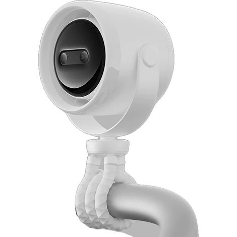 Ventilador sin aspas, 3 velocidades, color blanco, 10000 mAh. (1/2)