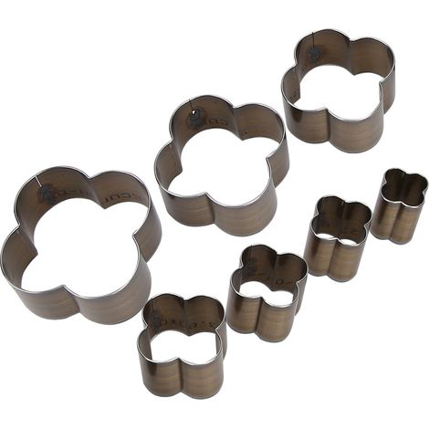 Ensemble de 7 matrices de perforation pour cuir, matrice de découpe en acier à haute teneur en carbone, matrice de perforation artisanale à faire soi-même (1/5)