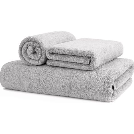 Asciugamani Salvietta Bagno In Morbida Spugna Modello Sophie Colore Grigio Perla, misuraOspitecoloreGrigio Perla