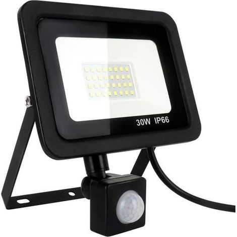 30w Projecteur LED Extérieur Détecteur de Mouvement Spot LED Puissant, 6000k, Eclairage de Sécurité pour Jardin garage (1/4)
