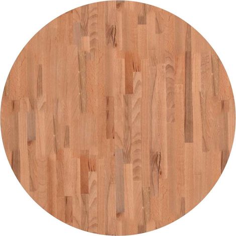 Dessus de table Dessus de bureau Plateau de table Ø90x4 cm rond bois massif de hêtre
