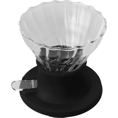 Filtre en acier réutilisable pour café filtre, fabriqué en verre borosilicate de haute qualité, pour la maison, les voyages et le bureau. (1/5)