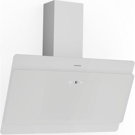 Aurica 90 Dunstabzugshaube 90cm 600 m³/h LED Touch Glas weiß (1/5)
