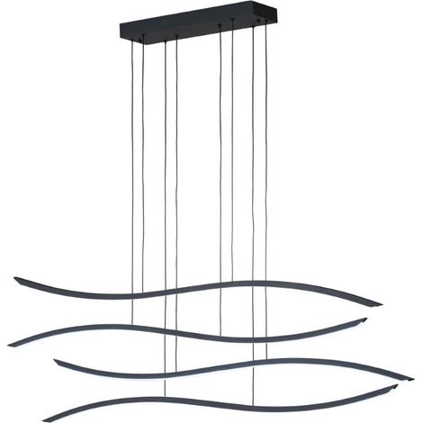Lampe suspendue design Fisk noir - 61042