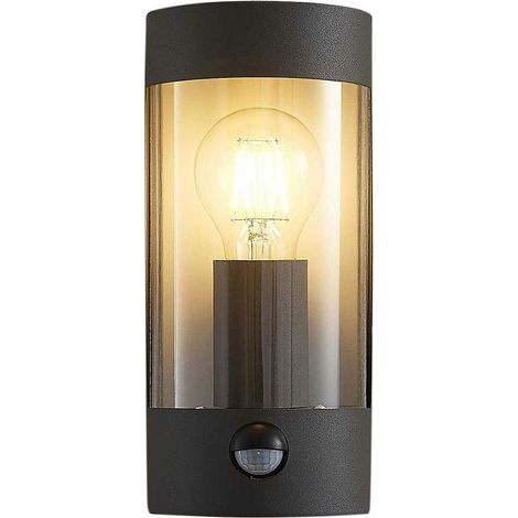[NEUWERTIG] B-Ware Lindby Junias Außen Wandleuchte Außenleuchte Wandleuchte Lampe Bewegungsmelder