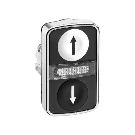 CAB PULS DOBLE LUM BLAN-NEG RR INDIC. SCHNEIDER ELECTRIC ZB4BW7A1724
