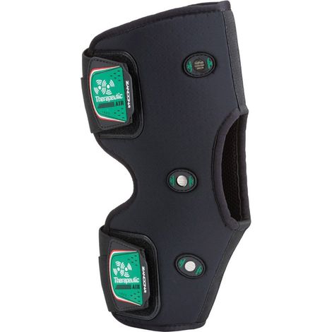 Fasciatura magnetica Zandonà da riposo per il garretto del cavallo THERAPEUTIC AIR HOCK con 10 dispositivi magnetici: L, Nero (1/3)