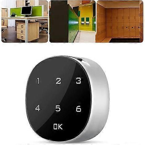 Digitales Zahlenschloss mit Touchscreen, elektronisches Codeschloss für Spinde, Schränke, Werkzeugkästen, Schubladen, Briefkästen, Schulspinde, Anzüge (1/5)
