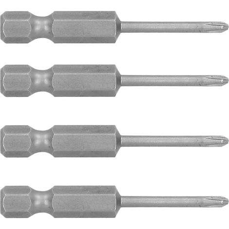 10 Stück Kreuzschlitz-Elektroschraubendreherbits, magnetisch, legierter Stahl, Ersatzteile, 2,5 mm (1/5)