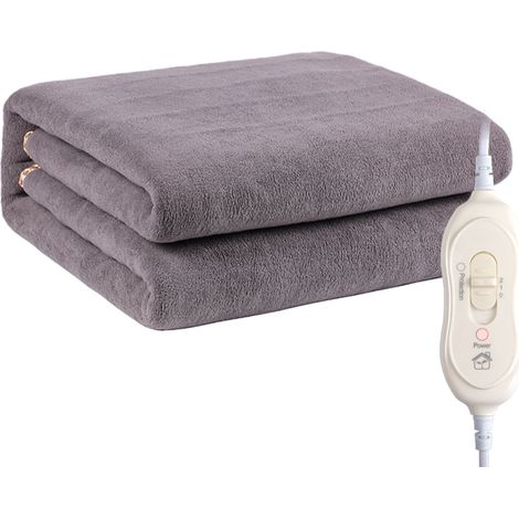 Coperta elettrica in flanella, riscaldamento rapido, 2 impostazioni di temperatura, 150x80 cm, 220-240 V (1/5)