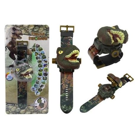 Reloj proyector de dinosaurios 3D Tyrannosaurus Rex
