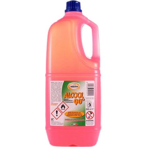 Amacasa Detergente Superfici - Alcool Etilico Denaturato 90° - 2L