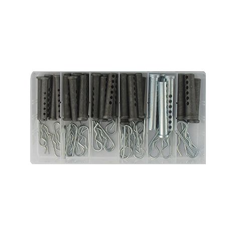 Coffret D'axes Et D'épingles Béta D'arrêt Composé D'un Assortiment De 71 Pièces.
