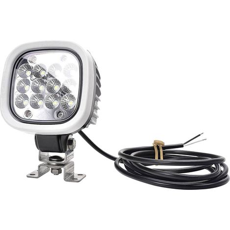 WAS Faro da lavoro 12 V, 24 V, 36 V, 48 V, 60 V, 70 V W130 8000 1214 Ampio fascio di illuminazione (L x A x P) 110 x 15 (1/5)