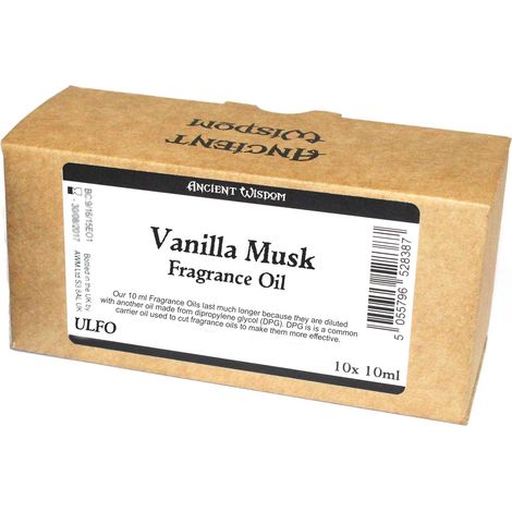 10 ml d'huile parfumée vanille musc - SANS ÉTIQUETTE- Vendu par 1