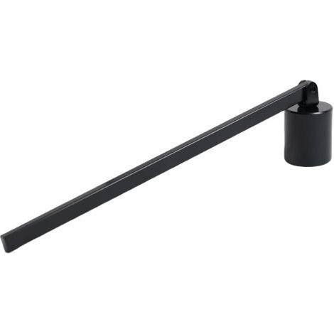 Abat-jour noir élégant en acier inoxydable, sûr et stylé, convenant à tous types de bougies. (1/5)