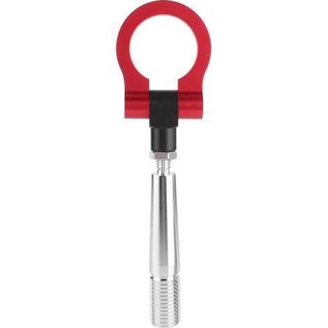 Crochet de remorquage style JDM à visser, anneau de remorquage pour course sur circuit, compatible avec Infiniti FX35/FX45/FX50 QX70 rouge (1/5)