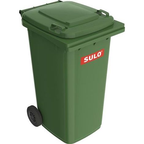 Müllgroßbehälter 240 l HDPE grün fahrbar, nach EN 840