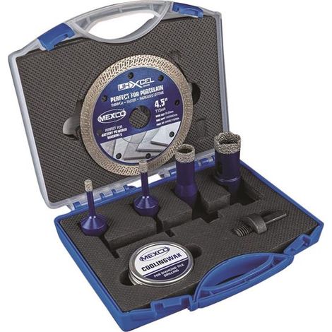 MEXCO TDXCELKIT5 Diamond Blade and Tile Drill Kit MEXTDXLKIT5