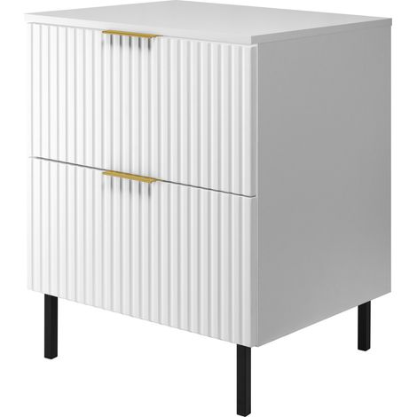 Ensemble de meubles de salle de bain 80 cm avec tiroirs et portes – Étagère 20 cm – Plan de travail 180 cm – Chêne Craft – Poignées noires – 3Xe Living (1/4)