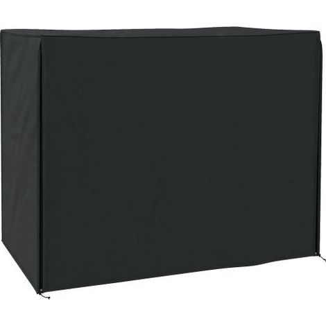 TAISHENGDA – Telo di copertura impermeabile per altalena da giardino con protezione UV, tessuto Oxford, nero, 220 x 125 x 172 cm (1/5)