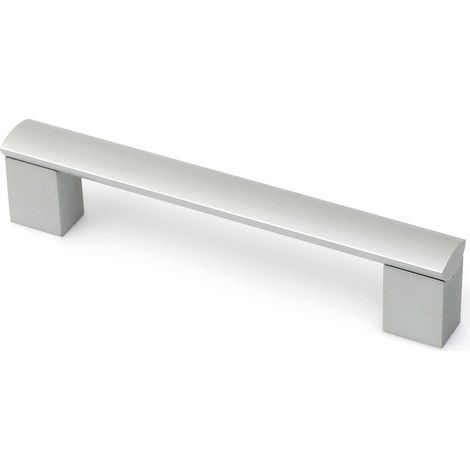 Asa de aluminio con acabado anodizado mate, dimensiones:138x16x30mm y entrepuntos:128mm -