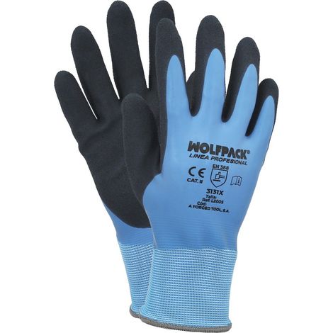 Gant en latex foam imperméable 10" (paire)