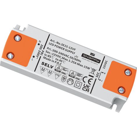 Alimentation LED 24V DC 15W IP20 ARIC 52067