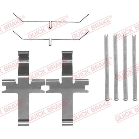 Kit d'accessoires, plaquette de frein à disque Quick Brake 109-1819 TOYOTA