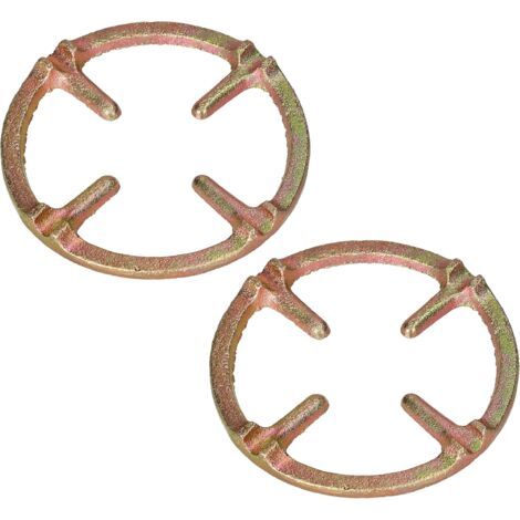 set de 2 bagues à gaz en fonte pour brûleurs à gaz-NANOTEH (1/5)