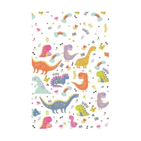 Dino-Geburtstags-Tischdecke aus Papier, Dinosaurier, 120 x 180 cm (1/3)