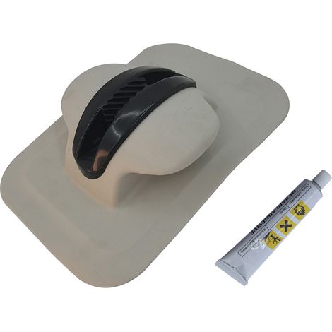 Bateau gonflable, kayak, bateau de pêche gonflable, grand support d'ancre, boulon d'ancre de remorqueur, accessoires d'accastillage pour la marine et le yachting - grand support d'ancre gris + colle 3 (1/4)