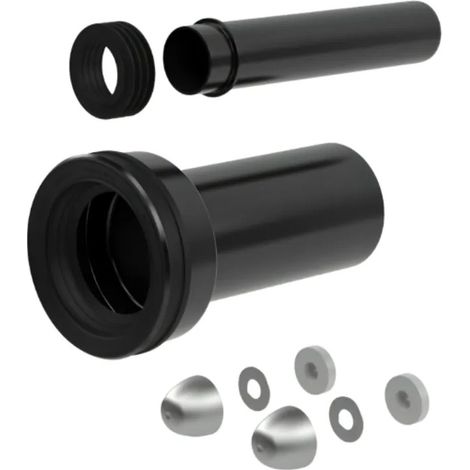 Kit per WC sospeso con scarico da 90 mm e ingresso da 45 mm, L. 230 mm