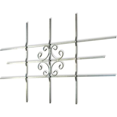 INLIFE Grilles de sécurité pour fenêtre 69 x 114 cm