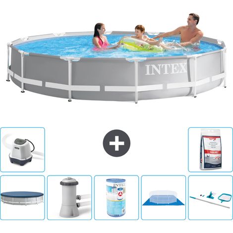 Intex Piscina Prism Frame Rotonda - 366x76 cm - 7-pezzi  S41924