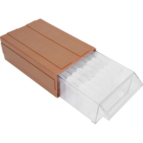 Boîte de rangement créative à tiroirs en plastique PP avec 35 cases pour strass et autocollants - Organisation DIY (1/5)
