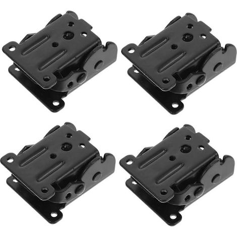 Gatuida Lot de 4 charnières pliables pour pieds de table, supports pliables robustes (1/5)